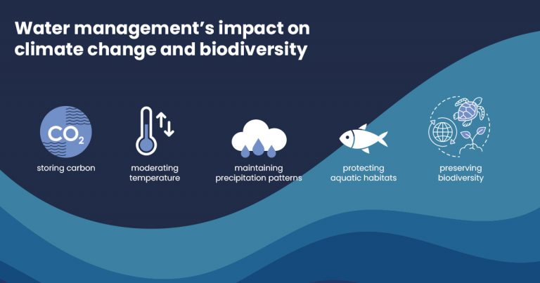 Renewable energy sources, water energy, clear water impact on biodiversity